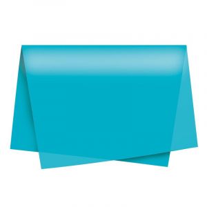 PAPEL SEDA PASSOLA 50X70CM TURQUESA X25