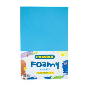 FOAMY PASSOLA A4 CELESTE X10