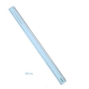 REGLA ARTESCO CRISTAL 60 CM