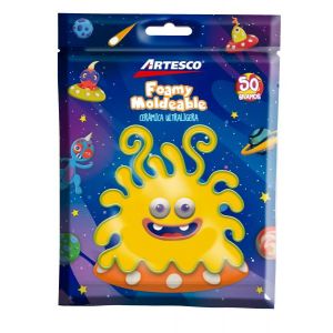 CERAMICA ARTESCO ULTRA LIGERA AMARILLO 50GR / FOAMY MOLD