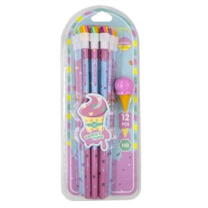 LAPICES LITTLE TREE ICE CREAM HB C/BORRADOR MC121206-E
