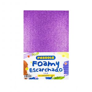 FOAMY PASSOLA A4 ESCARCH NORMAL LILA X10
