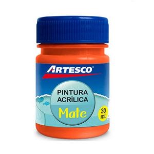 PINTURA ARTESCO ACRILICA MATE 30 ML. NARANJA