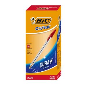 BOLIG BIC P/M ROJO DURA MÁS X24 971188