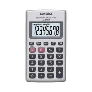 CALC. CASIO BOLSILLO HL-820VA 8 DIGITOS