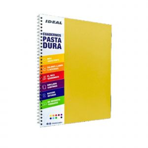 CUAD. ESP. IDEAL 100H CD AMARILLO P/DURA