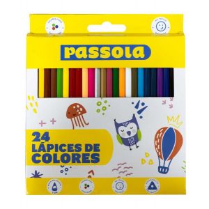 LAPIZ PASSOLA TRIANGULAR 3MM X 24COL