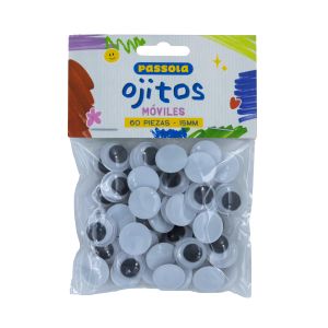 OJITOS PASSOLA MOVIBLES 60 PZAS 15MM
