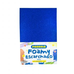 FOAMY PASSOLA A4 ESCARCH NORMAL AZUL X10