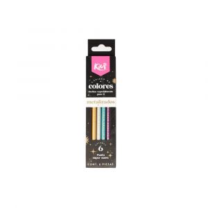 LAPIZ COLOR NORMA KIUT METALIZADOS X 6 [550755]