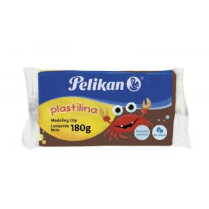 PLASTILINA PELIKAN 180GR CAFE
