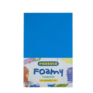 FOAMY PASSOLA A4 TURQUESA X10