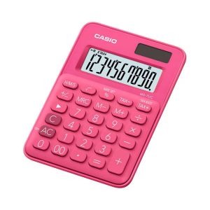 CALC. CASIO MESA MS-7UC-RD 10 DIG FUCSIA