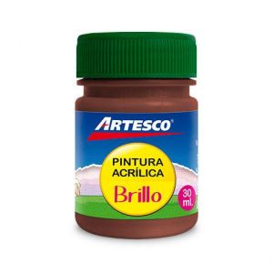 PINTURA ARTESCO ACRILICA BRILLANTE 30 ML. MARRON