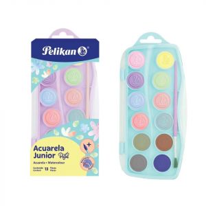 ACUARELA PELIKAN PASTEL X 12 COL