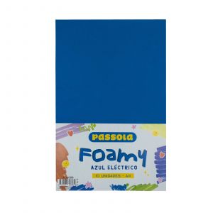 FOAMY PASSOLA A4 AZUL ELECTRICO X10