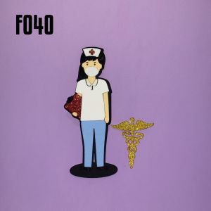 FOAMY FIGURA 3D ENFERMERA R. F040