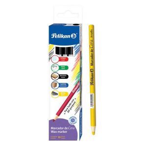 LAPIZ PELIKAN MARCATODO AMARILLO PTA. CERA
