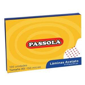 MICA PASSOLA P/PLASTIFICAR A3 150 MIC x 100