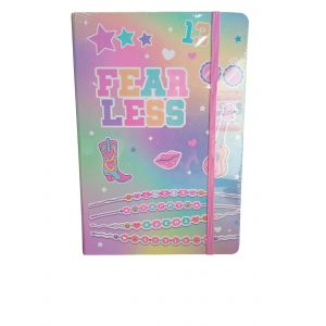 LIBRETA ARTESCO GLITTER FEARLESS C/LIGA