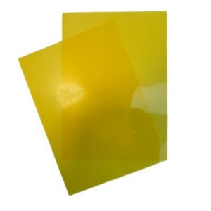 PASTA P/ANILLADO A4 TRASLUCIDO AMARILLO