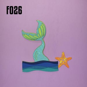 FOAMY FIGURA 3D COLA SIRENA R. F026