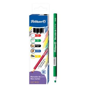 LAPIZ PELIKAN MARCATODO VERDE PTA. CERA