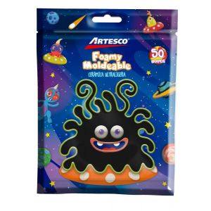 CERAMICA ARTESCO ULTRA LIGERA NEGRO 50GR / FOAMY MOLD