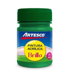 PINTURA ARTESCO ACRILICA BRILLANTE 30 ML. VERDE