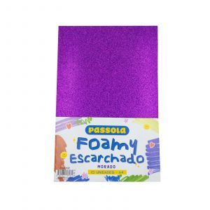 FOAMY PASSOLA A4 ESCARCH NORMAL MORADO X10