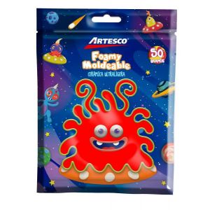 CERAMICA ARTESCO ULTRA LIGERA ROJO 50GR / FOAMY MOLD