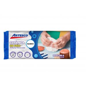 CERAMICA ARTESCO EN FRIO BARRA BLANCO 250GR