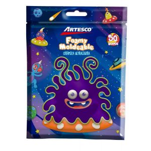 CERAMICA ARTESCO ULTRA LIGERA MORADO 50GR / FOAMY MOLD