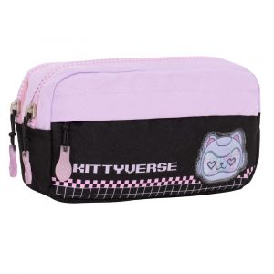 CARTUCHERA TRIPLE MOZIONI NEGRO MPT178335-NG