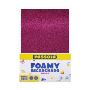 FOAMY PASSOLA A4 ESCARCH NORMAL FUCSIA X10