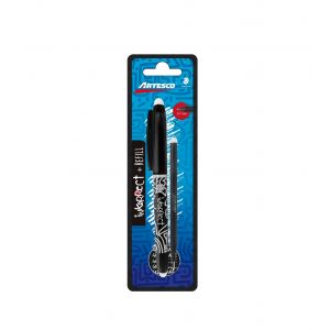 BOLIG. ARTESCO INKORRECT BORRABLE NEGRO BLISTER C/REPUESTO