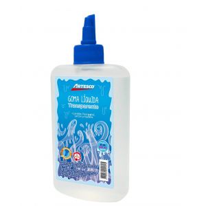GOMA ARTESCO TRANSPARENTE 8 ONZAS (250 GR.) C/DOSIF.