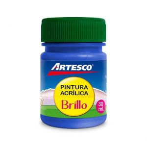 PINTURA ARTESCO ACRILICA BRILLANTE 30 ML. AZUL