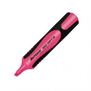 RESALTADOR ARTESCO MAX SOFT 48 ROSADO