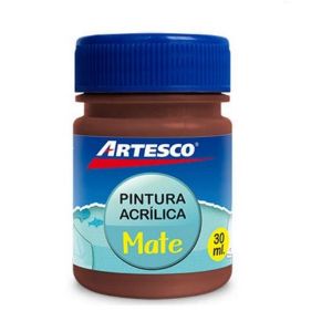 PINTURA ARTESCO ACRILICA MATE 30 ML. MARRON