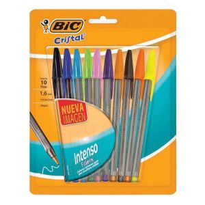 BOLIG BIC INTENSO 1.6 BLS. X10 COLORES 977876