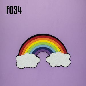 FOAMY FIGURA 3D NUBES ARCOIRIS R. F034