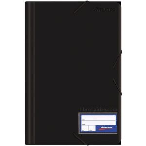 FOLDER ARTESCO C/LIGA PLASTICO NEGRO
