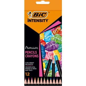 LAPIZ BIC INTENSITY CRAYON  X 12 COLORES 9518441