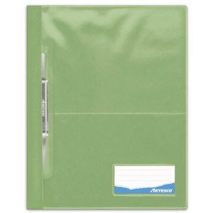 FOLDER ARTESCO DURAMAX C/TRANSPARENTE T/O VERDE PASTEL
