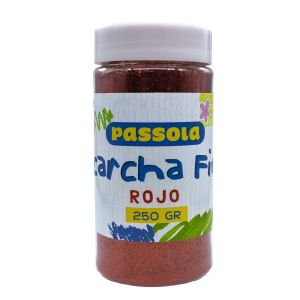 ESCARCHA PASSOLA 250GR ROJO