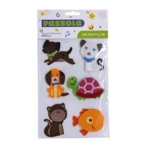 FOAMY PASSOLA FIGURA ADH 3D MASCOTAS