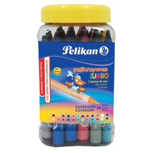 CRAYON PELIKAN JUMBO TRIANG 28 COLOR