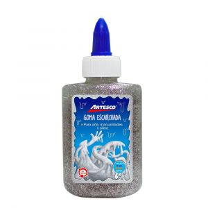 GOMA ARTESCO C/ESCARCHA PLATEADA 3 ONZ