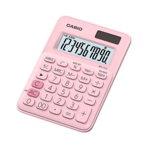 CALC. CASIO MESA MS-7UC-PK 10 DIG ROSADO